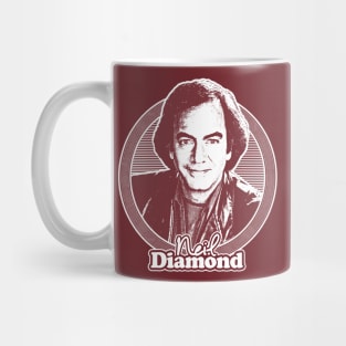 Neil Diamond // Retro 70s Fan Design Mug